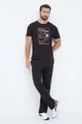 Хлопковая футболка lounge Michael Kors чёрный