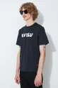 μαύρο Βαμβακερό μπλουζάκι Evisu