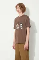 brown thisisneverthat cotton t-shirt