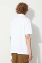 Дрехи Памучна тениска с яка Lacoste 267209 бял