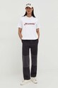 Бавовняна футболка The Kooples HTSC18090K білий AA00
