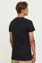 Bombažna kratka majica Samsoe Samsoe črna