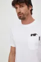 λευκό Βαμβακερό μπλουζάκι Karl Lagerfeld Ανδρικά