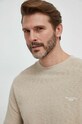 Odzież Marc O'Polo t-shirt bawełniany M61223251098 beżowy