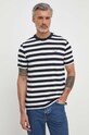 Marc O'Polo t-shirt bawełniany M63228151100 granatowy AA00
