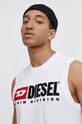 Βαμβακερό μπλουζάκι Diesel λευκό A10508.0GRAI