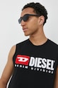 Diesel t-shirt bawełniany T-ISCO-DIV czarny A10508.0GRAI