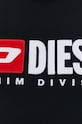 Diesel t-shirt bawełniany T-ISCO-DIV A10508.0GRAI czarny