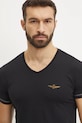Одежда Футболка Aeronautica Militare AM1UTI004 чёрный