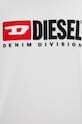 Diesel t-shirt bawełniany T-BOXT-DIV A14943.0GRAI biały