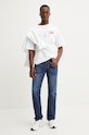 Diesel t-shirt bawełniany T-BOXT-LAB A14947.0NIAR biały AA00
