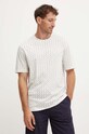 Памучна тениска Armani Exchange бял 8NZTCW.ZJH4Z.NOS