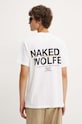 Bavlnené tričko Naked Wolfe biela classic.tee