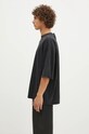 Бавовняна футболка 1017 ALYX 9SM Oversized Crewneck Tee AAMTS0486FA01 чорний AA00