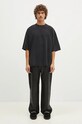 Бавовняна футболка 1017 ALYX 9SM Oversized Crewneck Tee AAMTS0486FA01 чорний