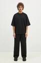 1017 ALYX 9SM tricou din bumbac Oversized Crewneck Tee AAMTS0486FA01 negru
