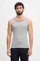 BOSS top męski bawełniany TankTop3P RibClassic 3-pack 50542132 szary AA00