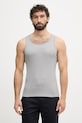 BOSS top męski bawełniany TankTop3P RibClassic 3-pack 50542132 szary AA00