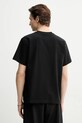Ρούχα Μπλουζάκι Heliot Emil SS25.M.09.114.BLK01.CO μαύρο
