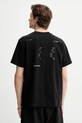 Ρούχα Μπλουζάκι Heliot Emil SS25.M.09.041.BLK01.CO μαύρο