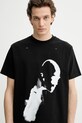Μπλουζάκι Heliot Emil μαύρο SS25.M.09.041.BLK01.CO