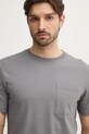 Бавовняна футболка United Colors of Benetton сірий 3BL0U10A8