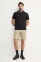 Бавовняна футболка United Colors of Benetton 3BL0U10A8 чорний AA00