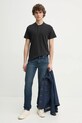 Rag & Bone tricou din bumbac M000T906G negru AA00
