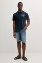 MC2 Saint Barth t-shirt bawełniany TSHM001.02700H granatowy AA00