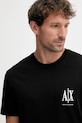 Oblečenie Bavlnené tričko Armani Exchange XM000365.AF12308.NOS čierna