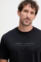 Odzież Armani Exchange t-shirt bawełniany XM001280.AF10361.NOS czarny