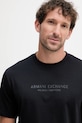 Odzież Armani Exchange t-shirt bawełniany XM001280.AF10361.NOS czarny