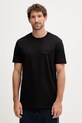 Armani Exchange t-shirt bawełniany nadruk czarny XM001281.AF10361.NOS