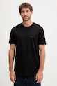 Armani Exchange t-shirt bawełniany nadruk czarny XM001281.AF10361.NOS