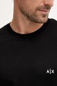 Armani Exchange tricou din bumbac negru XM001568.AF10358.NOS