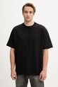 Odzież Diesel t-shirt bawełniany T-BOGGY-MEGOVAL-D A11302.0HGAM czarny