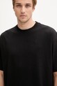 Diesel t-shirt bawełniany T-BOGGY-MEGOVAL-D czarny A11302.0HGAM