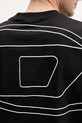 Diesel t-shirt bawełniany T-BOGGY-MEGOVAL-D A11302.0HGAM czarny