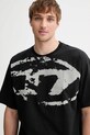 Diesel tricou din bumbac T-BOXT-N14 negru A13049.0DQAU
