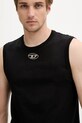 Diesel t-shirt bawełniany T-BISCO czarny A15372.0CLBR