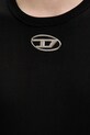 Diesel t-shirt bawełniany T-BISCO A15372.0CLBR czarny