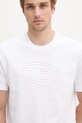 Diesel t-shirt bawełniany T-ADJUST-BIGOVAL biały A17402.0NJBM