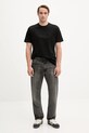 Diesel t-shirt bawełniany T-ADJUST-BIGOVAL A17402.0NJBM czarny AA00