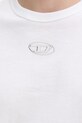 Diesel t-shirt bawełniany T-ADJUST-OD A17880.0CLBR biały