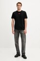Diesel t-shirt bawełniany T-ADJUST-OD A17880.0CLBR czarny AA00
