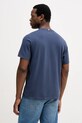Odzież MC2 Saint Barth t-shirt bawełniany CONR0002 granatowy