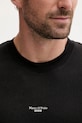 Marc O'Polo t-shirt bawełniany czarny 5000006275