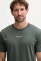 Odzież Marc O'Polo t-shirt bawełniany B21201251382 zielony