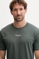 Odzież Marc O'Polo t-shirt bawełniany B21201251382 zielony