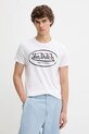 Von Dutch t-shirt bawełniany nadruk biały VD.1.TRC.AARON